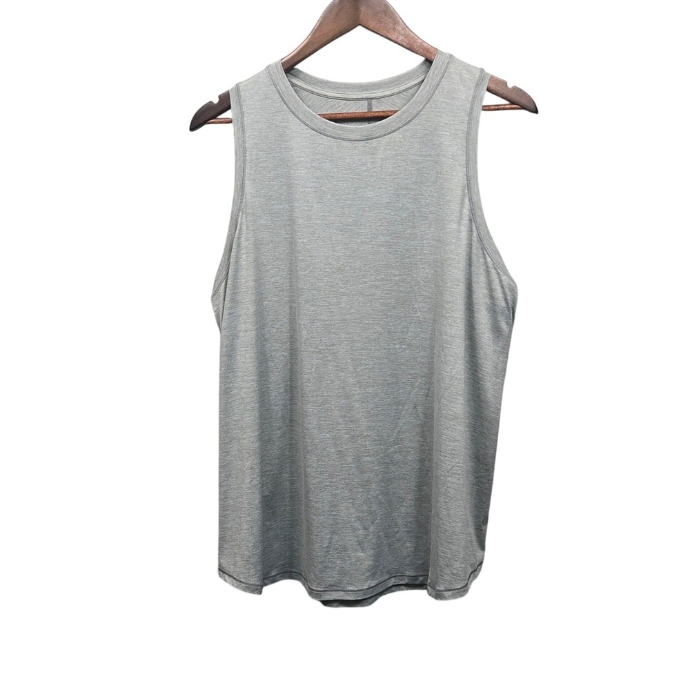 CRZ YOGA Active Tank Top Heather Grey Racerback Athletic Workout Womens XL
